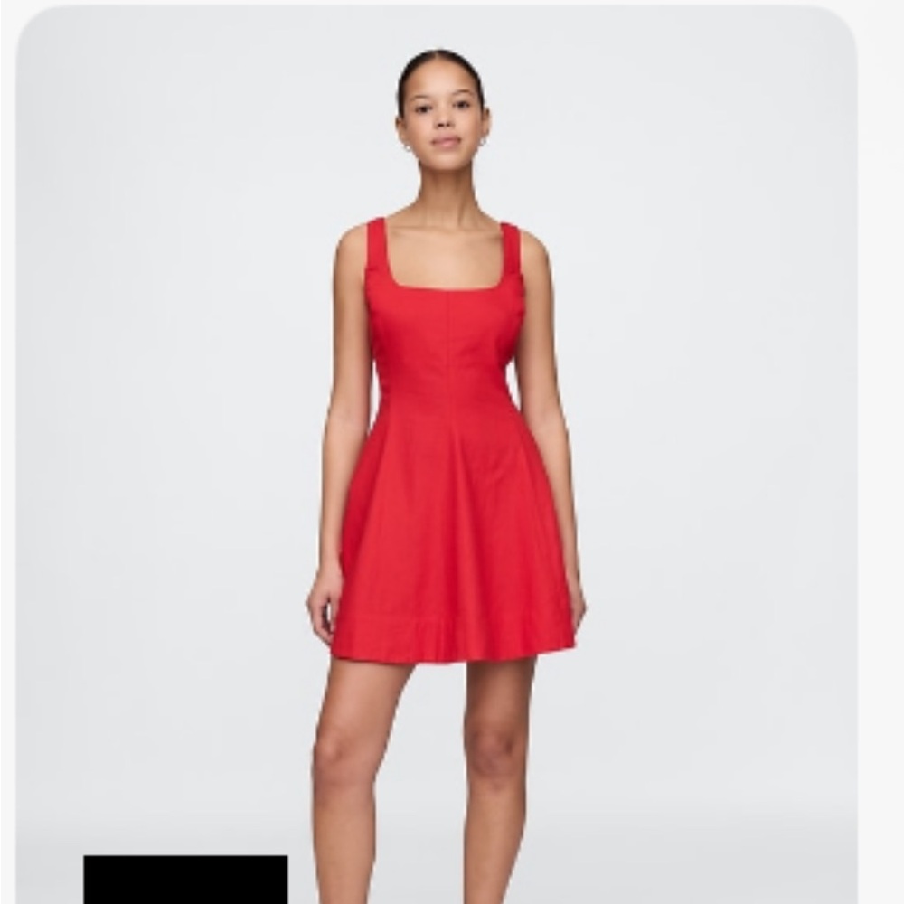 GAP Linen-Blend Mini Dress